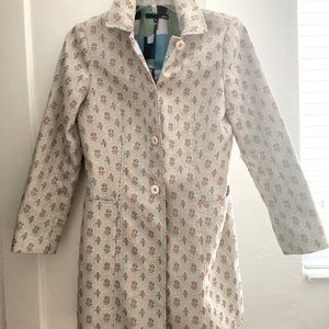 Dalia Spring jacket floral filigree coat jacket cream gold size 8